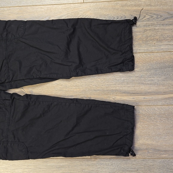 Sanctuary black standard surplus cropped cargo capri pants, size 27 - Picture 2 of 13